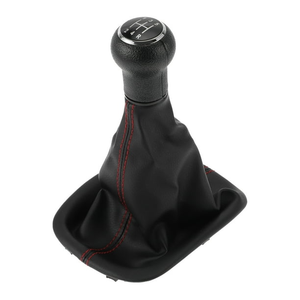 Unique Bargains Pomo de Cambio de 5 Velocidades con Cubierta No.3B0711113J - Pomo de Cambio de Palanca - para VW Passat B5 Plástico 1 Pc