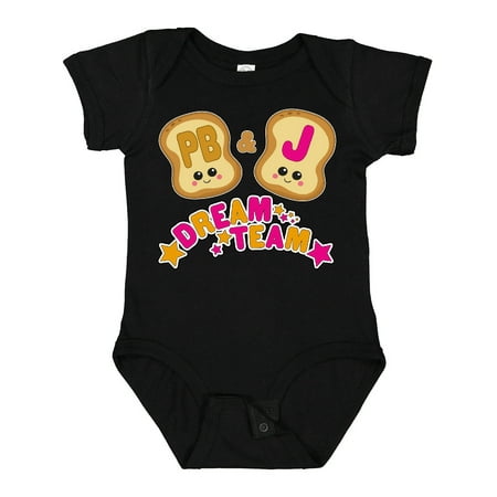

Inktastic Dream Team Peanut Butter and Jelly Gift Baby Boy or Baby Girl Bodysuit