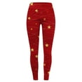 thumbnail image 4 of adviicd High Waisted Christmas Leggings for Women - Long Length Buttery Soft Yoga Pants for Workout Athletic (Red, XXL), 4 of 4