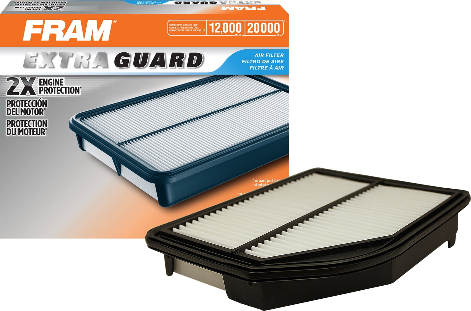 FRAM Extra Guard Air Filter, CA11258 for Select Honda Vehicles Fits select: 2012-2014 HONDA CR-V