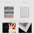 thumbnail image 5 of canvas wall art, vertical modern wall decor signs framed, funny motto prints artwork for home farmhouse bedroom living room hallway and stairs, 5 of 5