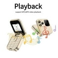 thumbnail image 4 of Foldable Mobile Phone Small Box Flip Cell Phones Dual SIM Card 2G Network Mulifunctional Video Player Phones For Women Men, 4 of 5