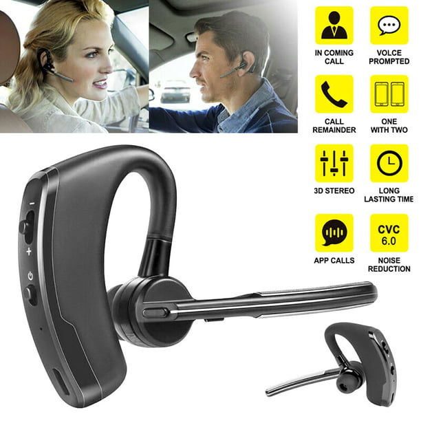 nadering Terug kijken Philadelphia V8 Business Bluetooth Headset Handsfree with Microphone Car High-end Ultra  Long Standby Wireless Earphone - Walmart.com