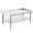 36"x30" Without Wheel, variant on Luku Stainless Grill Table, Adjustable, Corrosion-Resistant, Oil & Water Repellent