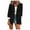 Black, variant on IROINNID Women's Blazer Jacket Long Sleeve Solid Color Peak Lapel Outwear, Loose Autumn Winter Small Suit Single Spring and Autumn Suit Jacket