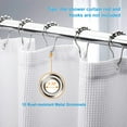 thumbnail image 4 of GourmetG Extra Long Shower Curtains 84 Inches Tall, Waffle Shower Curtain White Heavy Duty, Extra Tall Shower Curtain Fabric, Hotel Quality Bathroom Shower Curtains, 72x84 Inches, 4 of 15