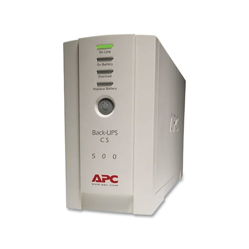 BK500 Back-UPS CS Battery Backup System 6 Outlets, 500 VA, 480 J