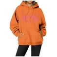 thumbnail image 2 of New York Hoodies for Women 2025 Long Sleeve Graphic Y2K Hoodie with Pockets Streetwear Hooded Sweatshirt Pullover Tops, 2 of 5