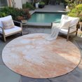 thumbnail image 6 of Addison Rugs Chantille Indoor/Outdoor Transitional Abstract Coral Washable Round Rug, 8' x 8', 6 of 6