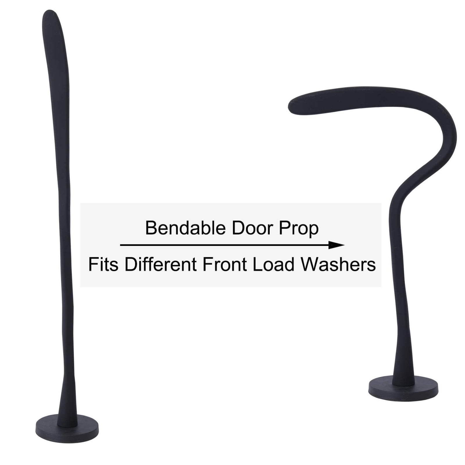 2 Packs Strong Magnetic Washing Machine Door Holder for Front Load Washers – Keep Washer Open to Dry & Prevent Mold – Flexible Adjustable Hose with Super Magnet – No Scratch