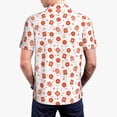 thumbnail image 3 of Balery Pastry Printed Men’s Short Sleeve Polo Shirt, Midweight Men's Shirt,Golf Polo shirts -Medium, 3 of 8