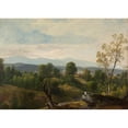 thumbnail image 3 of Asher Brown Durand 18x14 Black Modern Framed Museum Art Print Titled - A View of the Valley, 3 of 5
