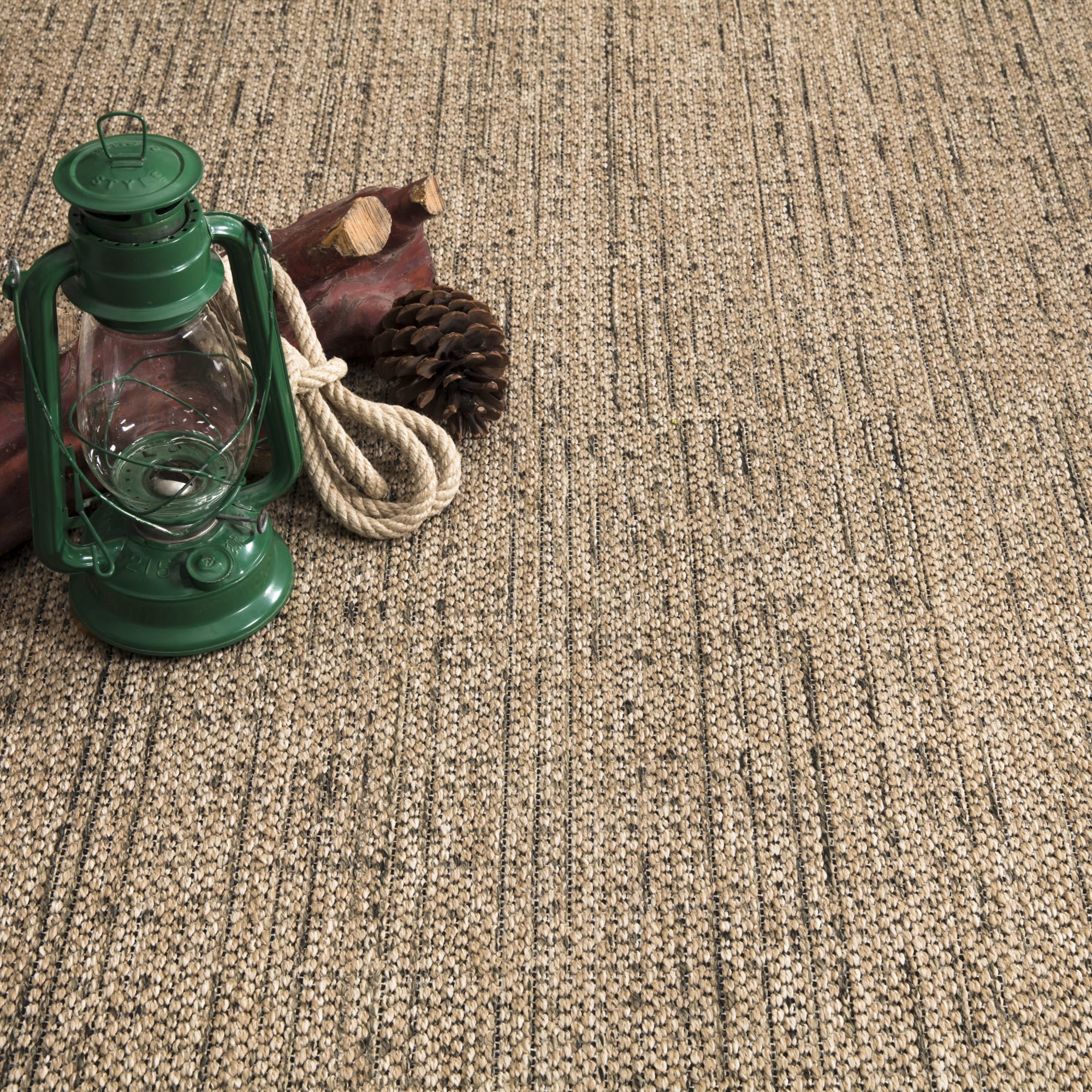 Indoor & Outdoor Rug Natural Boho Style in Beige
