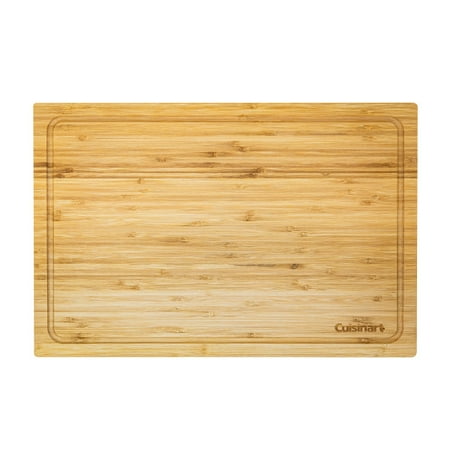 Cuisinart - Bamboo Cutting Board w/Slide Out Tray
