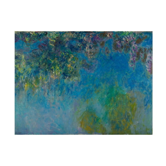 Monet 'Wisteria' Canvas Art
