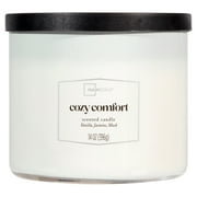 Mainstays 3-Wick Textured Wrapped Cozy Comfort Scented Candle, 14 oz