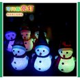 thumbnail image 1 of leyfeng Partícula Navidad Muñeco de nieve Grano de arroz Muñeco de nieve colorido Anillo luminoso Luz de noche Regalo de Navidad Árbol de Navidad, 1 of 6