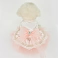 thumbnail image 6 of HQREA Girl Dog Harness Dresses, Puppy Party Birthday Wedding Tulle Princess Vest Skirt, 6 of 6