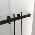 thumbnail image 2 of BARONAGE 50-60 " W x 70" H Frameless Double Sliding Soft-Close Shower Door, Noiseless Shatterproof Shower Door, 5/16"(8mm) Laminated Glass Premium Tempered Glass Shower (Matte Black Towel Bars), 2 of 18