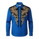 thumbnail image 2 of Camisetas de Navidad de Manga Larga de los Hombres de Moda Casual de Manga Larga Turndown Collar Blusa para Primavera Invierno Al Aire Libre Diario, 2 of 4