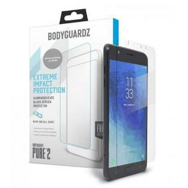 BodyGuardz Pure2 Glass Screen Protector Samsung J7(2017) - Clear