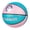 Blue,Pink, variant on Size 4 Soccer Balls, Laser Leather Soccer Ball for Sport Training & Match Play - Vibrant Soccer Balls Gift Set with Pump for Kids and Youth(Green/Red)