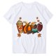 thumbnail image 2 of Puntoco Camiseta de pollo a la moda para mujer, lindas camisetas de granja, camisetas casuales de manga corta para mamá, blusas, 2 of 3