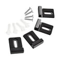 thumbnail image 4 of DOLITY 4 Pieces Stainless Steel Mirror Clips Heavy Retainer Clips for Wall Mounting Black L, 4 of 9