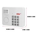 thumbnail image 4 of Seitruly Sensor de movimiento PIR inalámbrico Alarma Contraseña Teclado de seguridad para el hogar Detectores infrarrojos remotos Cables de audio/vídeo, 4 of 6