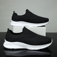 thumbnail image 2 of Domzle Men's Ultra Smooth Step Slip-in Sneakers Comfortable, Non-Slip, Memory Foam,Fit for Daily Walking White, 2 of 6