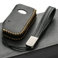thumbnail image 4 of Vitodeco Genuine Leather Smart Key Fob Case Cover for 2019-2022 Kia Models, Black, 4 of 5