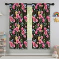 thumbnail image 5 of Blackout Kids Curtains,Pioneer Flower Floral Print Pattern Childrens Insulated Curtains Set Of 2,Bedroom Essentials,Toddler Room Decor 42"x63", 5 of 5
