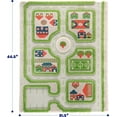 thumbnail image 2 of IVI Traffic 3D Play Rugs, Green, Small, 2 of 8