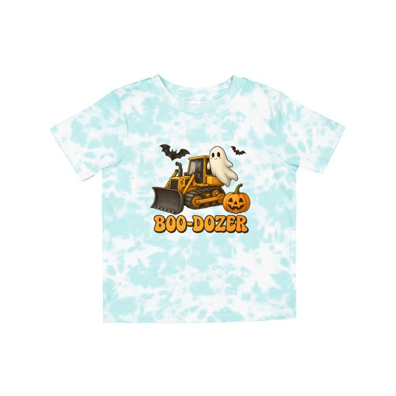 Inktastic Boo-dozer Construction Halloween Bulldozer Boys Toddler T-Shirt