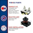 thumbnail image 4 of Whole Parts Refrigerator Compressor Start Relay and Overload Kit Part# 5304499966 - Replacement & Compatible with Some Crosley, Electrolux, Frigidaire, Gibson, Kenmore, Tappan Refrigerators, 4 of 6