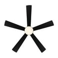 thumbnail image 5 of WAC Eclipse 54" Matte Black/Soft Brass Integrated LED Smart Ceiling Fan with Remote Control, 5 of 14
