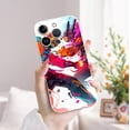 thumbnail image 2 of "Protege tu iPhone con una divertida y colorida funda plateada mate de doble capa", 2 of 4
