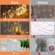 thumbnail image 3 of Rewera Cadena de Luces para Cortina, luz Impermeable enchufable, Dormitorio navideño, decoración de Pared de jardín para Fiestas, 3 of 5