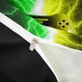 thumbnail image 5 of meiyoeat Neon Lightning Gamer Duvet Cover Set for Teens Boys, Electric Green Yellow Gaming Bedding Full, Black Reversible 3pcs, 1 Duvet Cover and 2 Pillowcases, 5 of 7