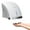 White, variant on Interhasa! High Speed Automatic Hot Cold Wind Commercial Hand Dryer, 110V, 8-10 s Dry Time, Compact, Black