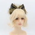 thumbnail image 3 of BEGHUAS Artificial Cat Ear Hairband Headbands with Earrings Animal Ear Costume for Halloween and Cosplay, 3 of 4
