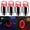 Red, variant on Automatic Sensor LED Wheel Lights 4 Pack for Cars Motorcycles and Bikes Tire Valve Stem Caps with Vibration Activation and Waterproof Construction