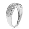 thumbnail image 2 of Vir Jewels 1/3 CTTW Lab Grown Diamond Wedding Band in Sterling Silver Female Adult, 2 of 6