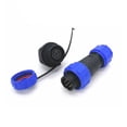 thumbnail image 1 of 1Pc Ip68 Aviation Waterproof And Socket Inline Connector For Weipu 7 Pin, 1 of 5