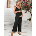 thumbnail image 2 of Yesfashion Women's Maternity Jumpsuit Pregnancy Casual Romper Strap Tank Top Baggy Pants, 2 of 8