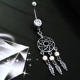 thumbnail image 4 of Belly Button Ring Glitter Anti-Corrosion Solid Eye-catching Belly Button Ring for Women, 4 of 7