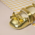 thumbnail image 5 of HsdsBebe Baby Girls Shoes Infant Mary Jane Bowknot Dress Shoe for Newborn 0-18M, 5 of 8