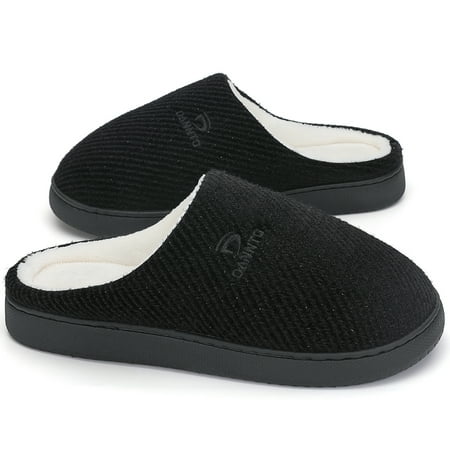 

Dannto Mens Womens Winter House Slippers Bedroom Home Slide Memory Foam Indoor Cozy Closed Toe Shoes