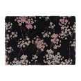 thumbnail image 2 of Paquetes de telas para patchwork con estampado de flores de ciruelo (DIY) Negro, 2 of 9