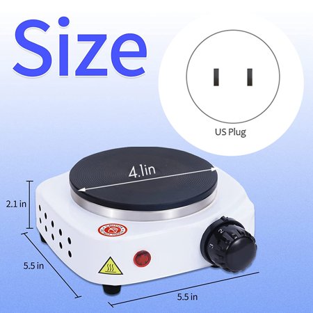 

Multifunctional Electric Heating Plate for Melting Wax Candle Making and More US Plug